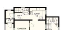 Convenient home layout for living