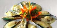 Recipe for mussels in shells in the oven Cook mussels in half a shell