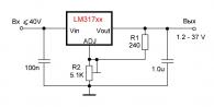Linear Voltage or Current Regulator LM317